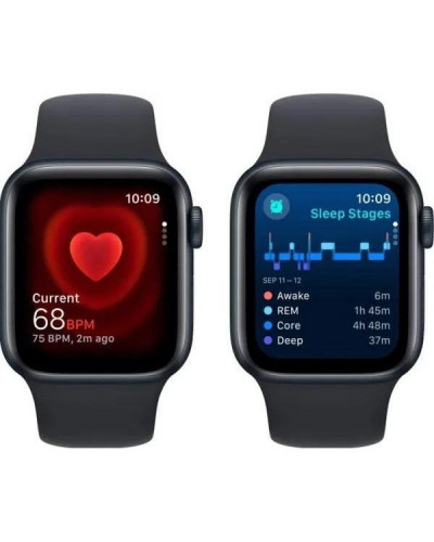Смарт-годинник Apple Watch SE 2 GPS + Cellular 40mm Midnight Alu. Case w. Midnight S. Band - S/M (MRG73/MXFR3/MXGC3)