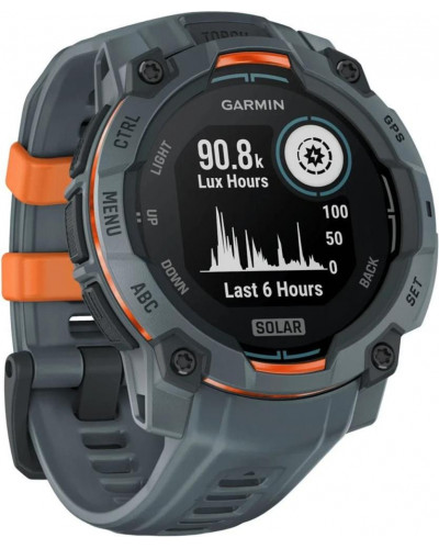 Смарт-годинник Garmin Instinct 3 45mm Solar Twilight with Twilight Band (010-02934-01)