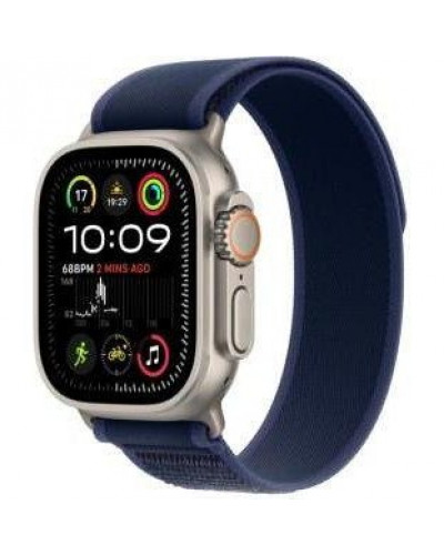 Смарт-годинник Apple Watch Ultra 2 GPS + Cellular 49mm Natural Titan. Case w. Blue Trail Loop - S/M (MX4J3)