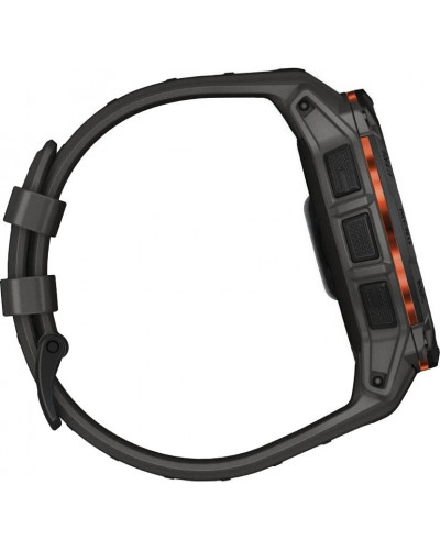 Смарт-годинник Garmin Instinct 3 50mm Solar Black with Charcoal Band (010-02935-00/40)