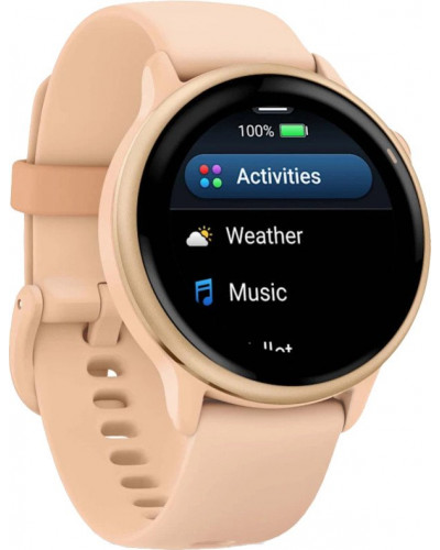 Смарт-часы Garmin Vivoactive 6 Metallic Pink Dawn with Pink Dawn Band (010-02985-03)