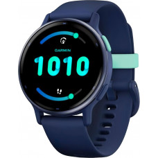 Смарт-годинник Garmin vivoactive 5 Metallic Navy Aluminum Bezel with Navy Case and Silicone Band (010-02862-12/52)