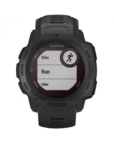 Смарт-годинник Garmin Instinct Solar Graphite (010-02293-00)