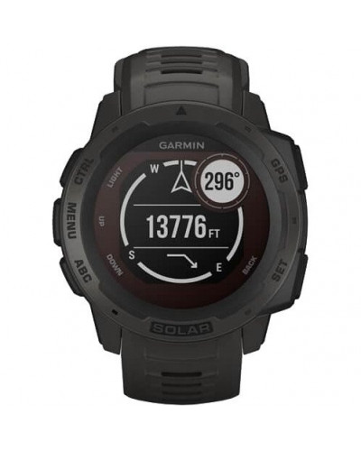 Смарт-годинник Garmin Instinct Solar Graphite (010-02293-00)