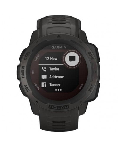 Смарт-часы Garmin Instinct Solar Graphite (010-02293-00)