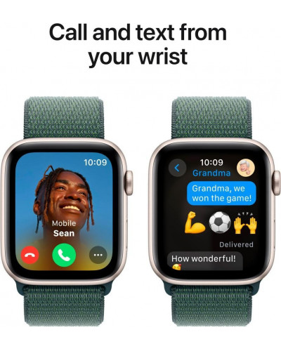 Смарт-годинник Apple Watch SE 2 GPS 40mm Starlight Aluminium Case w. Lake Green Sport Loop (MXEH3)