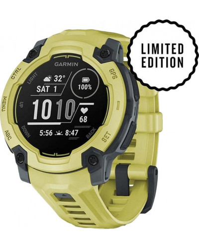 Смарт-годинник Garmin Instinct E 45mm Electric Lime with Electric Lime Band (010-02933-01)