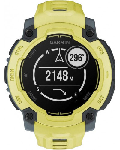 Смарт-годинник Garmin Instinct E 45mm Electric Lime with Electric Lime Band (010-02933-01)