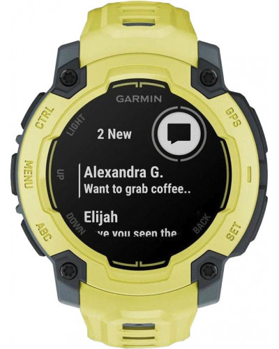 Смарт-годинник Garmin Instinct E 45mm Electric Lime with Electric Lime Band (010-02933-01)