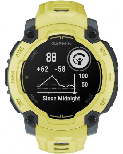 Смарт-годинник Garmin Instinct E 45mm Electric Lime with Electric Lime Band (010-02933-01)