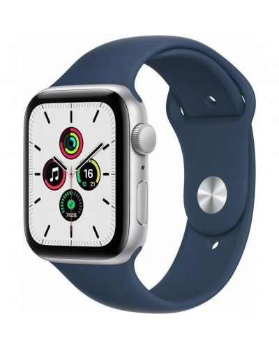 Смарт-годинник Apple Watch SE GPS 40mm Silver Aluminum Case w. Abyss Blue S. Band (MKNY3)