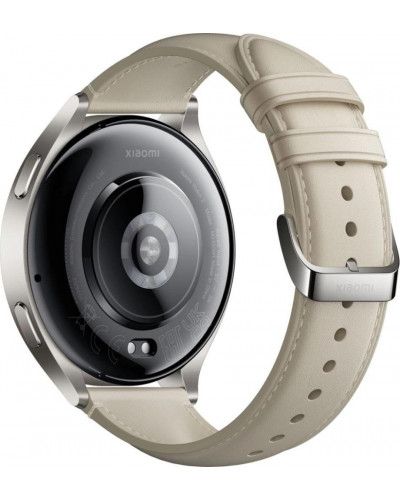 Смарт-годинник Xiaomi Watch 2 Titan Gray Case with White Leather Strap (BHR9306GL)