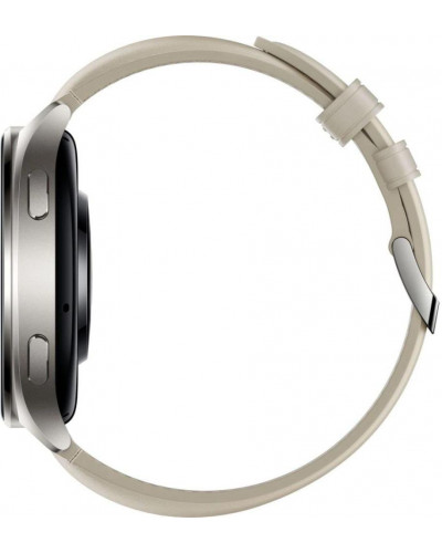 Смарт-годинник Xiaomi Watch 2 Titan Gray Case with White Leather Strap (BHR9306GL)