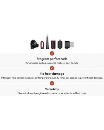 Мультистайлер Dyson Airwrap i.d. multi-styler and driver Curly+Coily Red Velvet/Gold (596928-01)