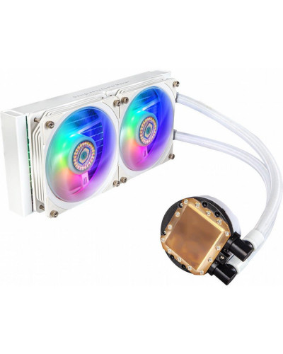 Водяне охолодження Cooler Master MasterLiquid PL240 Flux White Edition (MLY-D24M-A23PZ-RW)