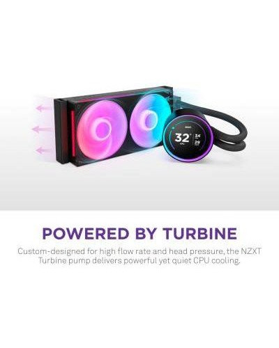Водяне охолодження NZXT Kraken Elite 240 RGB 2024 Matte Black (RL-KR24E-B2)