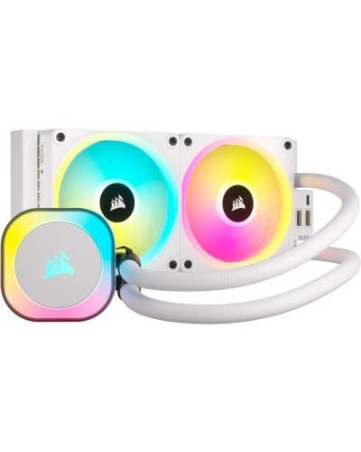 Водяное охлаждение Corsair iCUE LINK H100i RGB White (CW-9061005-WW)