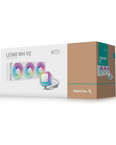 Водяне охолодження Deepcool LE360 WH V2 (R-LE360-WHAMMN-G-2)