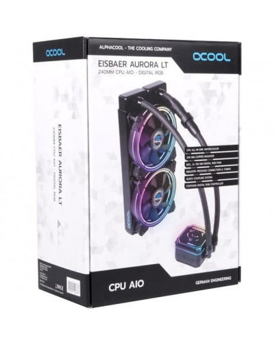 Водяне охолодження Alphacool Eisbaer Aurora LT240 CPU AIO Digital RGB (11678)