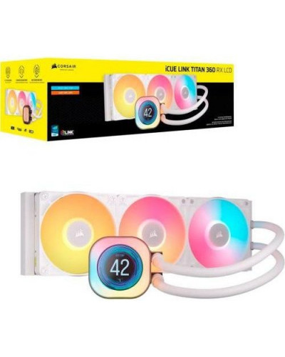 Водяне охолодження Corsair iCUE Link Titan 360 RX LCD White (CW-9061026-WW)