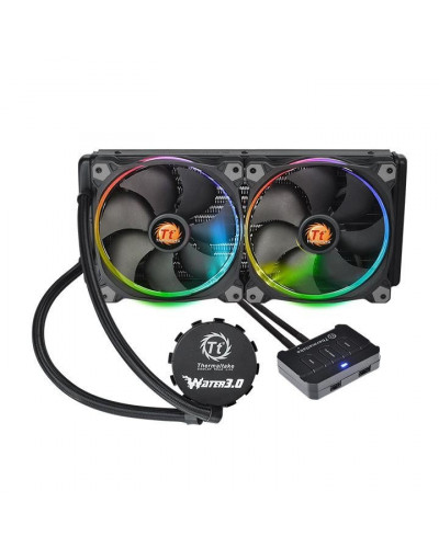 Водяное охлаждение Thermaltake Water 3.0 Riing RGB 280 (CL-W138-PL14SW-A)