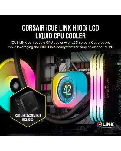 Водяне охолодження Corsair iCUE LINK H100i LCD (CW-9061007-WW)