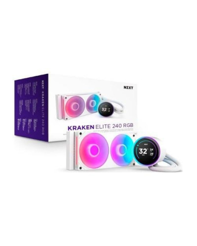 Водяне охолодження NZXT Kraken Elite 240 RGB White (RL-KR24E-W2)