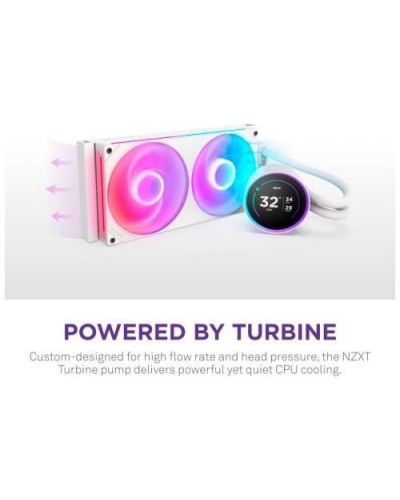 Водяне охолодження NZXT Kraken Elite 240 RGB White (RL-KR24E-W2)