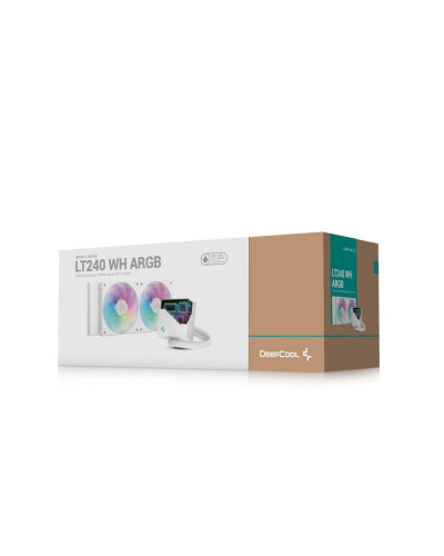 Водяне охолодження Deepcool LT240 ARGB White (R-LT240-WHAMNC-G-1)