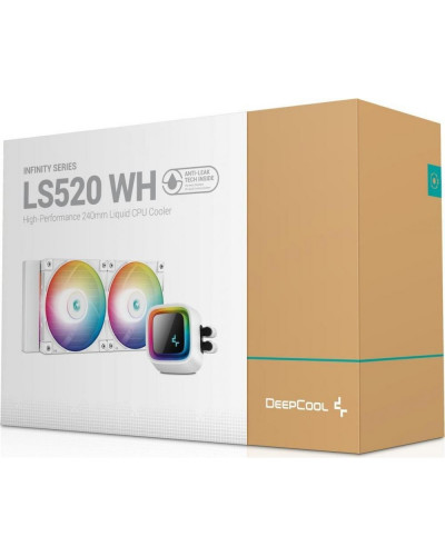 Водяное охлаждение Deepcool LS520 White (R-LS520-WHAMNT-G-1)