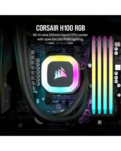 Водяне охолодження Corsair H100 RGB (CW-9060053-WW)