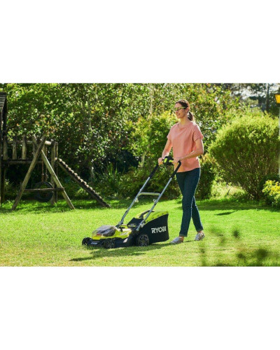 Газонокосарка акумуляторна Ryobi RY18LMH37A-225 Hybrid (5133004671)