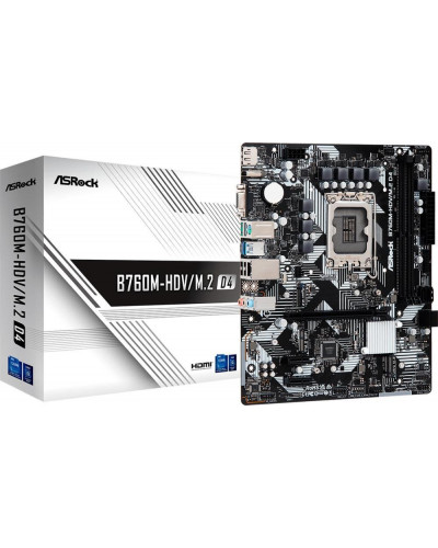 Материнська плата ASRock B760M-HDV/M.2 D4 (4710483942020)