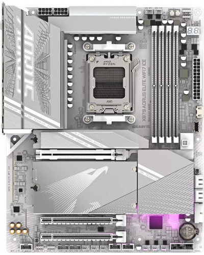Материнська плата GIGABYTE X870E AORUS ELITE WIFI7 ICE