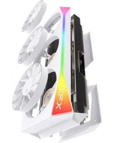 Відеокарта XFX Mercury AMD Radeon RX 9070XT OC White Magnetic Air Edition with RGB (RX-97TMARGW9)