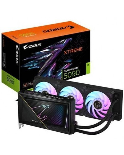 Відеокарта GIGABYTE AORUS GeForce RTX 5090 XTREME WATERFORCE 32G (GV-N5090AORUSX W-32GD)