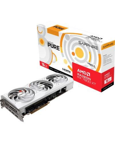 Відеокарта Sapphire Radeon RX 7800 XT 16GB PURE (11330-03-20G)