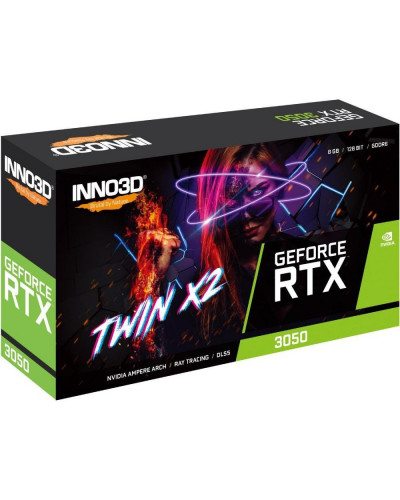 Видеокарта INNO3D GEFORCE RTX 3050 6 GB TWIN X2 (N30502-06D6-1711VA60)