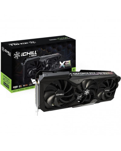 Видеокарта INNO3D GEFORCE RTX 4070 Ti SUPER ICHILL X3 (C407TS3-166XX-186148H)