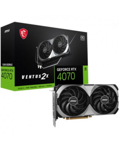 Відеокарта MSI GeForce RTX 4070 VENTUS 2X E 12G OC (912-V513-432)