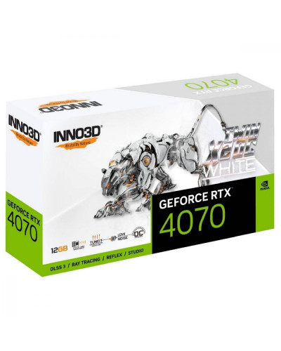 Видеокарта INNO3D GeForce RTX 4070 Twin X2 OC White Stealth (N40702-126XX-183052V)