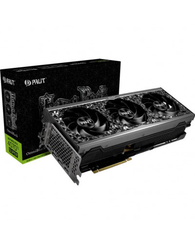 Відеокарта Palit GeForce RTX 4070 Ti SUPER GameRock OmniBlack (NED47TS019T2-1020Q)