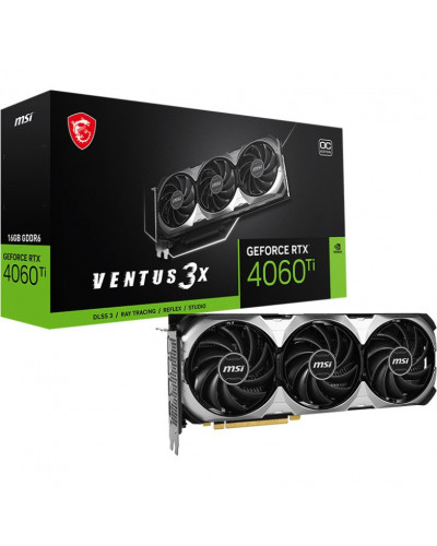 Відеокарта MSI GeForce RTX 4060 Ti VENTUS 3X 16G OC