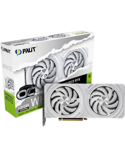 Видеокарта Palit GeForce RTX 4070 12GB White OC (NE64070S19K9-1048L)