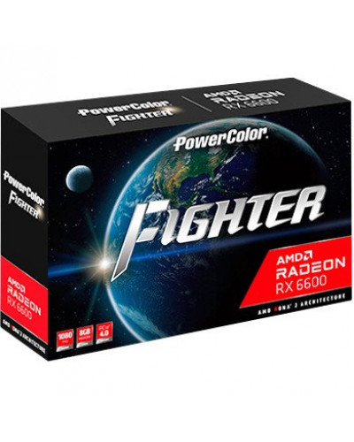 Видеокарта PowerColor Radeon RX 6600 Fighter (AXRX 6600 8GBD6-3DH)