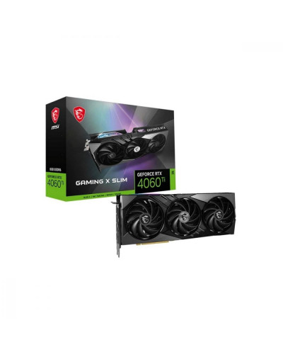 Видеокарта MSI GeForce RTX 4060 Ti GAMING X SLIM 8G (912-V515-059)