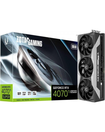 Відеокарта Zotac GAMING GeForce RTX 4070 Ti Super Solid (ZT-D40730R-10P)