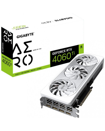 Відеокарта GIGABYTE GeForce RTX 4060 Ti AERO OC 16G (GV-N406TAERO OC-16GD)