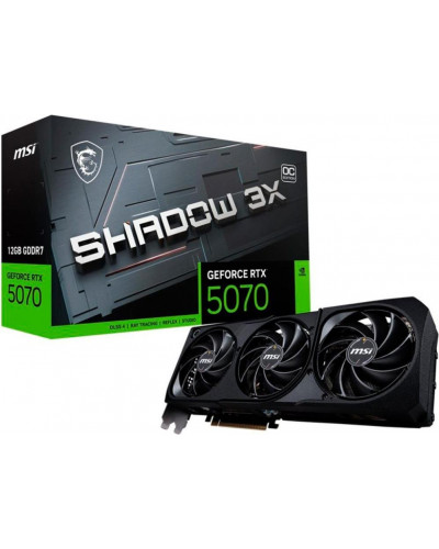 Відеокарта MSI GeForce RTX 5070 12G SHADOW 3X OC