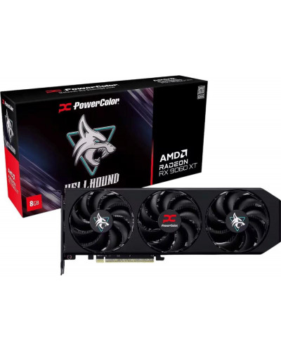 Відеокарта PowerColor Radeon RX 9060 XT Hellhound 8GB OC (RX9060XT 8G-L/OC)